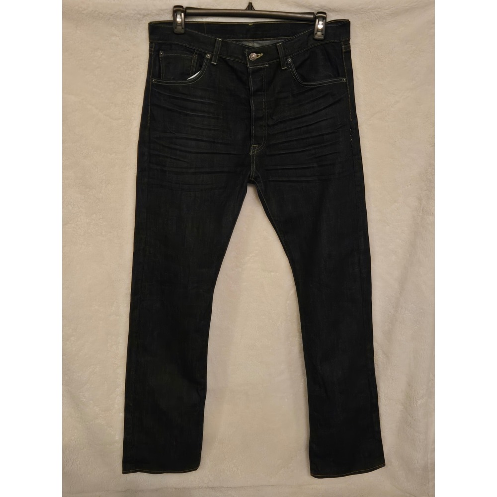 Levis 501 Mens 36×34 Original Fit Dark Indigo Button Fly Straight Leg Jeans